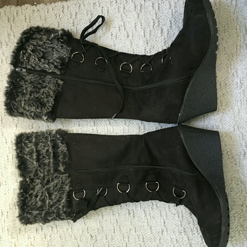 Rue21 Lace Up Wedge Boots